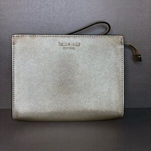Kate Spade | NWOT! Spencer Metallic Wristlet - Gold